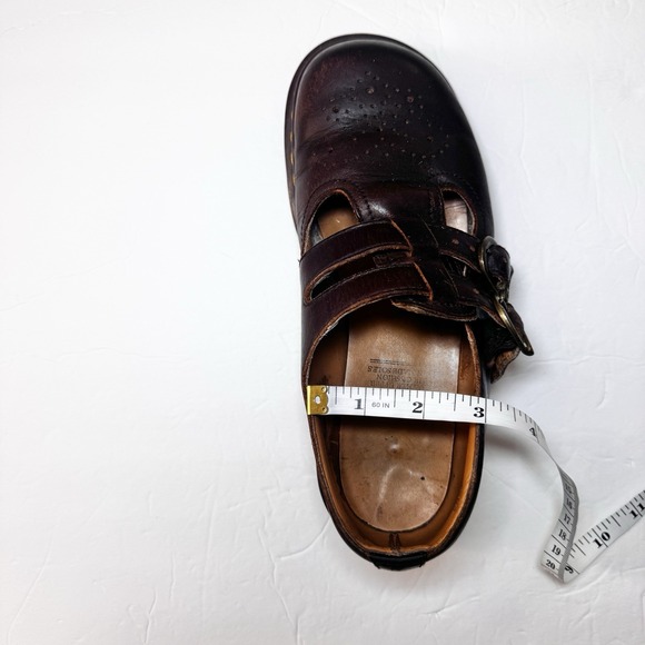 Dr. Martens Brown Leather Mary Janes - Picture 14 of 16